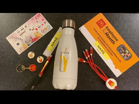 What's Inside A McDonald's EMPLOYEE OF THE MONTH Gift Box ?!?! | Unboxing