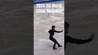 This is what a + GOE Quad Toe - Euler - Triple Sal looks like - #worldsmtl24  #worldfigure  #shorts
