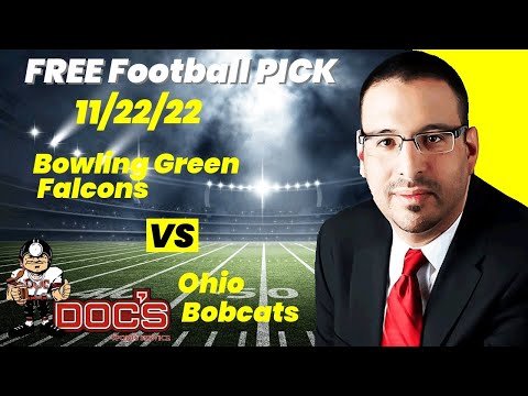 Free Football Pick Bowling Green Falcons vs Ohio Bobcats Prediction, 11/22/2022 College Football
