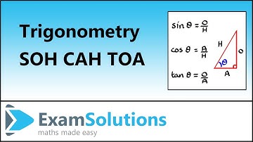 Trigonometry : Sine, Cosine, Tangent (SOHCAHTOA) ratios explained