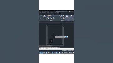 Use Fillet command in Autocad (short video) #autocad #shorts #viral