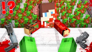 Why ZOMBIE Mike ATTACKED JJ in ZOMBIE APOCALYPSE in Minecraft ? - Maizen