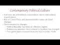 Germany: political economy &amp; civic culture