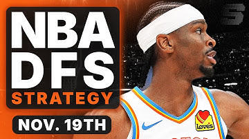 NBA DFS Strategy Wednesday 11/19/25 | DraftKings & FanDuel NBA Lineup Picks