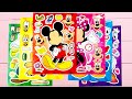 [ToyASMR] Decorate Disney Mickey Mouse Sticker Book #paperdiy #asmr #minniemouse #donaldduck