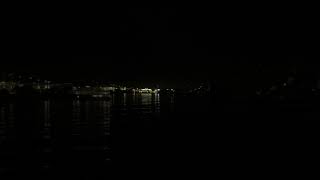 مادة للمونتاج [ هدوء البحر في الليل _ Calm sea at night تصوير سريع ] جاهز للكتابة 🖤