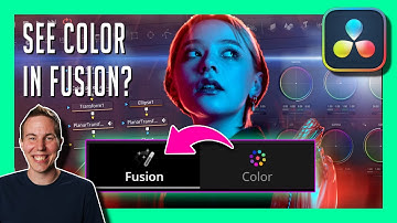 How to See your COLOR GRADES in the Fusion Page! - Resolve 20 New Feature!