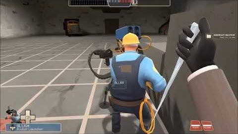 TF2 - An F2P Spy in Engineer / Sentry Training (TR_Walkway)