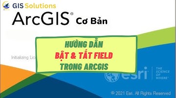 ArcGIS Cơ bản | Bài 19: Hướng dẫn bật & tắt field trong ArcGIS