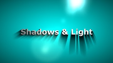 Sony Vegas pro 12/13 | Dynamic Or Moving Shadows and Light | 3D Text Look