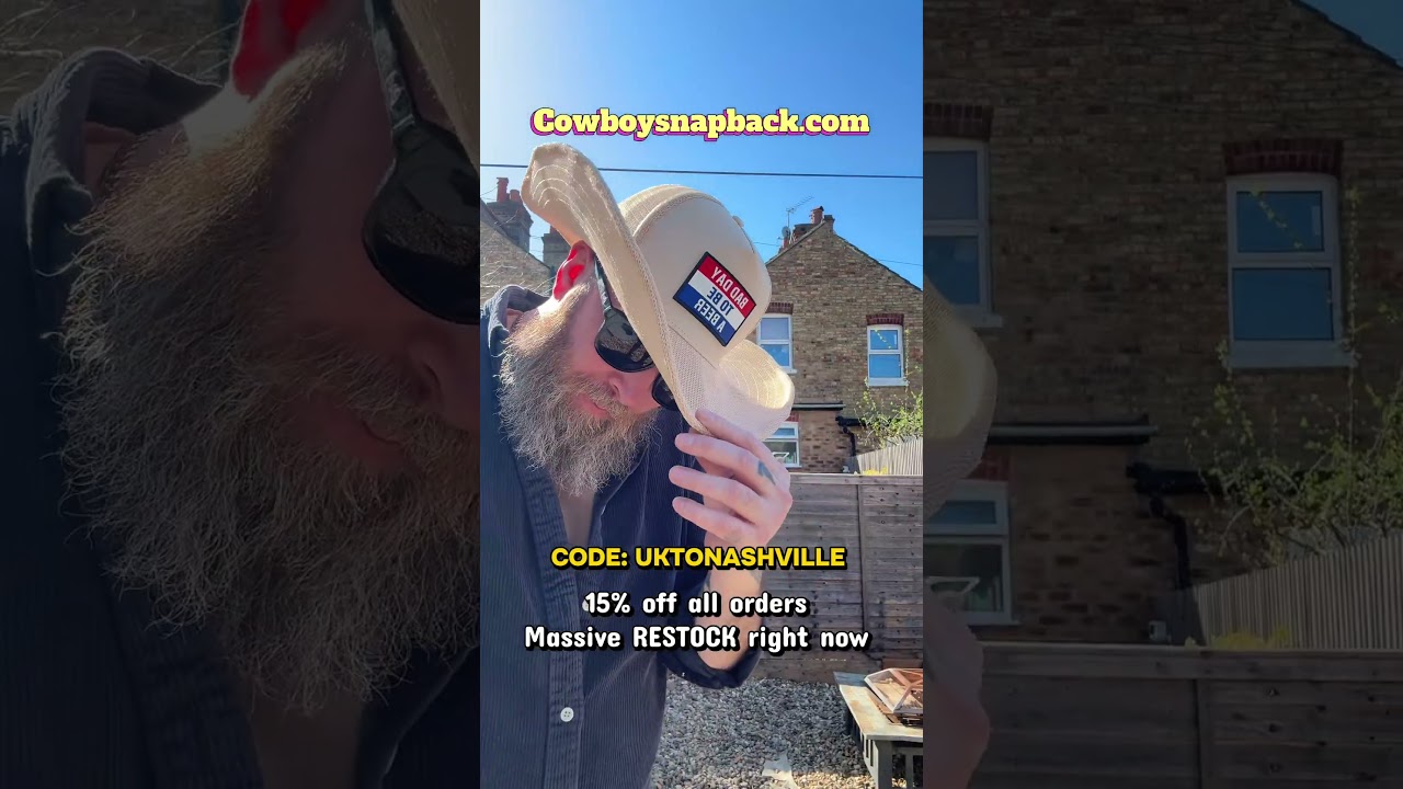 Cowboysnapback.com are gonna take over the U.K. this summer! USE CODE: UKTONASHVILLE for 15% off