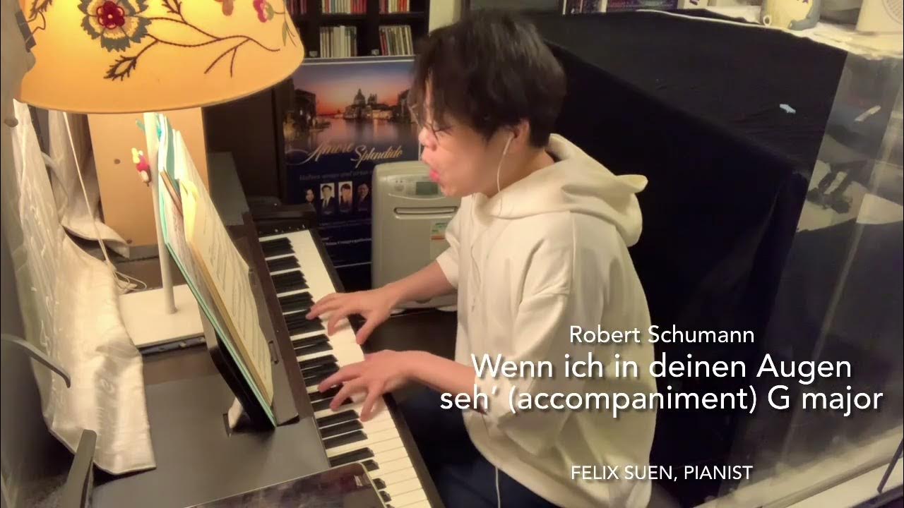 Wenn ich in deine Augen seh’ (Schumann Dichterliebe 4) DipABRSM ARSM Felix