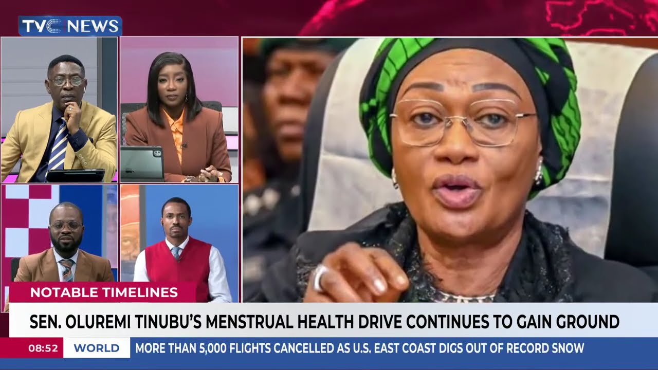 Notable Timelines: Sen Oluremi Tinubu's Menstrual Health Drive Continues To Gain Ground
