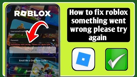How to fix roblox something went wrong please try again later 2025| Roblox something went wrong