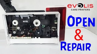 How to open EVOLIS Primacy PVC card printing machine screenshot 3