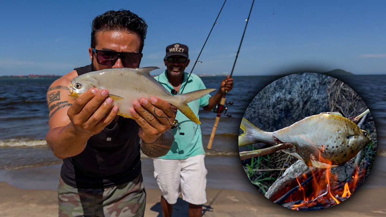 Primeira Pesca e Frito com Faiska, Estou no Brasil NOVAMENTE
