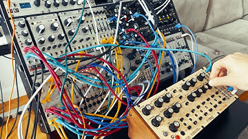 Juno60 arps + jamming DFAM + Voltage Block + Rings + Stages