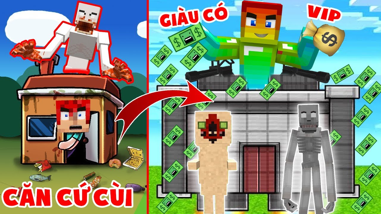 MINI GAME : CUỘC THI XÂY CĂN CỨ NGHIÊN CỨU SCP VIP ** THỬ THÁCH NOOB CÓ CĂN CỨ VIP NHẤT MINECRAFT ??