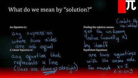 Larson Algebra 2 - Section 1.3 - Solving Linear Equations