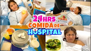 🤮 PROBANDO LA COMIDA DE HOSPITAL DESPUÉS DE MI CIRUGÍA 🏥 🥦 🍎