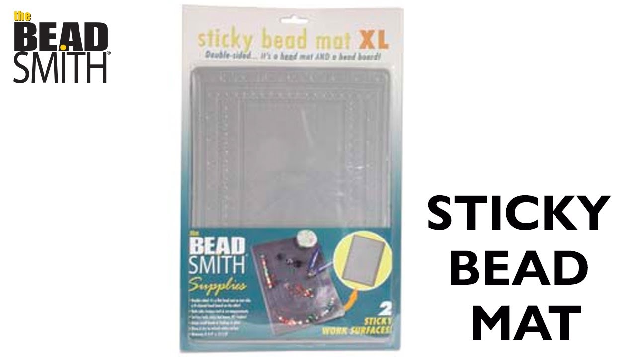 The Beadsmith® Clear Sticky Bead Mat®