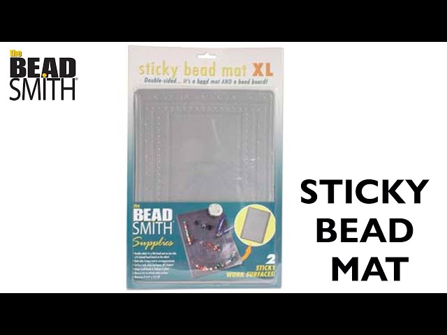 The Beadsmith® Clear Sticky Bead Mat®