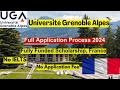 How to apply universit grenoble alpes 2024  complete application process  study free in france 