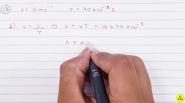 hc verma solution |wave motion and waves on a string hc verma solution question 13 | chapter15