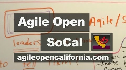 Agile Open SoCal Promo 5 Words