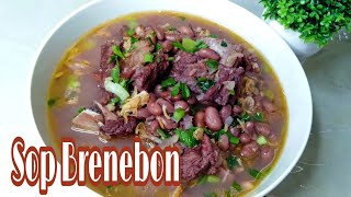 Brenebon Soup Recipe (Red Bean Soup) • Typical Manado Soup • Delicious & Savory Taste👍🏼