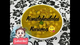 Hotel Style Kondakadalai Kuruma recipe in Tamil | Tamil Cooking Channel