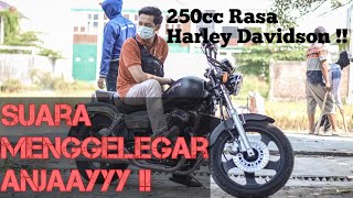 TESTRIDE BENELLI PATAGONIAN EAGLE 250 || 250cc Rasa Harley #Vlog4