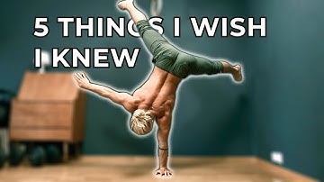 ONE ARM HANDSTAND | 5 things I wish I knew | OAHS Tutorial video with tips