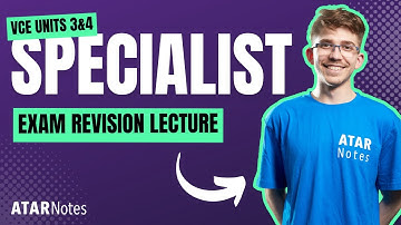 VCE Specialist Maths 3&4 Exam Revision Lecture