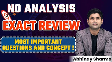 SSC CGL Tier 2 2022 | Most Imp Questions & Concepts | SSC CGL 2022-23 Exam Review by Abhinay Sharma