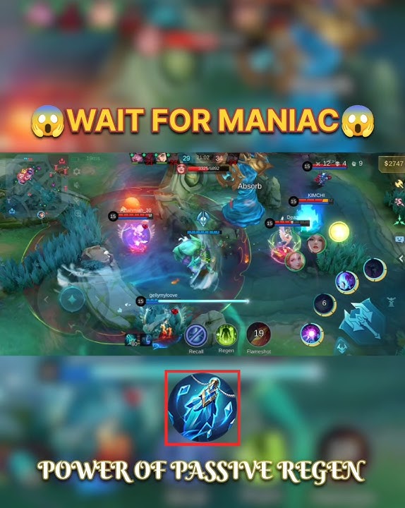 Download lagu power of passive regen 100% maniac zhask #magegaming #mobilelegends #shorts