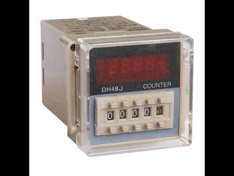 YUANJS Digital Counter,DH48J-A 11 Digital Display LCD Screen Counter Signal Input 11 Pin Counter 0-999900 YUANJS Digital Counter,DH48J-A 11 Digital Display LCD Screen Counter Signal Input 11 Pin Counter 0-999900
