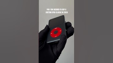 🔥A CUSTOM IPOD CLASSIC IN 2024 #ipodclassic #apple #tech #custom #ipod
