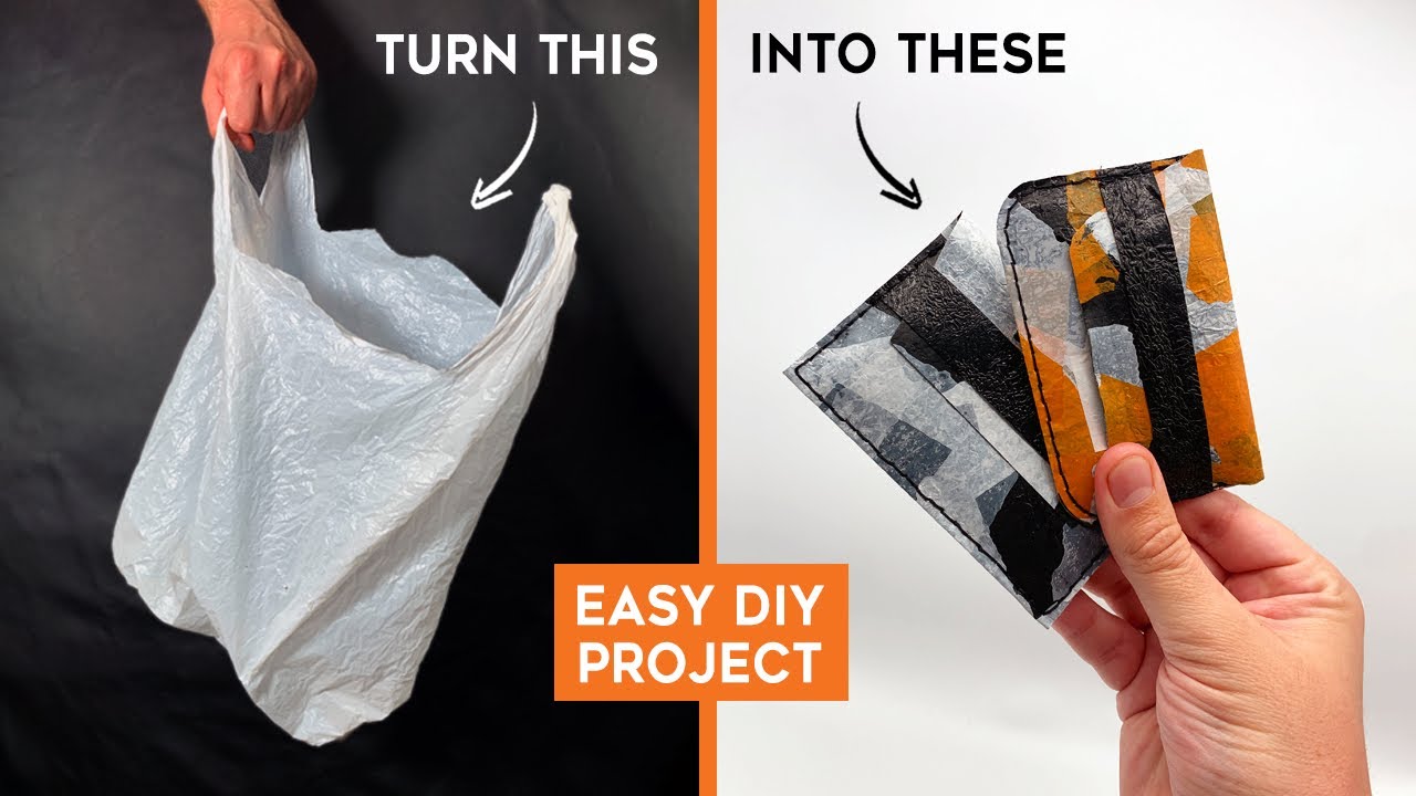 Beginners' Guide to Plastic Bag Recycling - How to Make a Wallet - YouTube