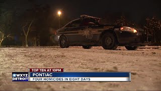 Four homicides in Pontiac in eight days