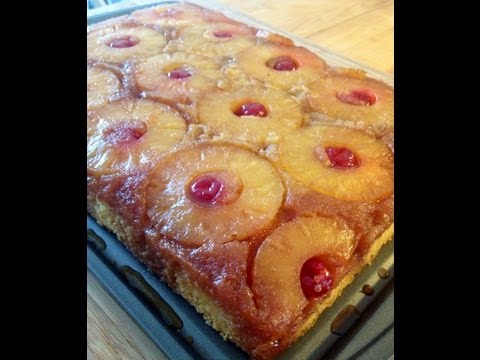 Pineapple Upside Down Cake - Recipe by Laura Vitale - Laura in the Kitchen Episode 141. 