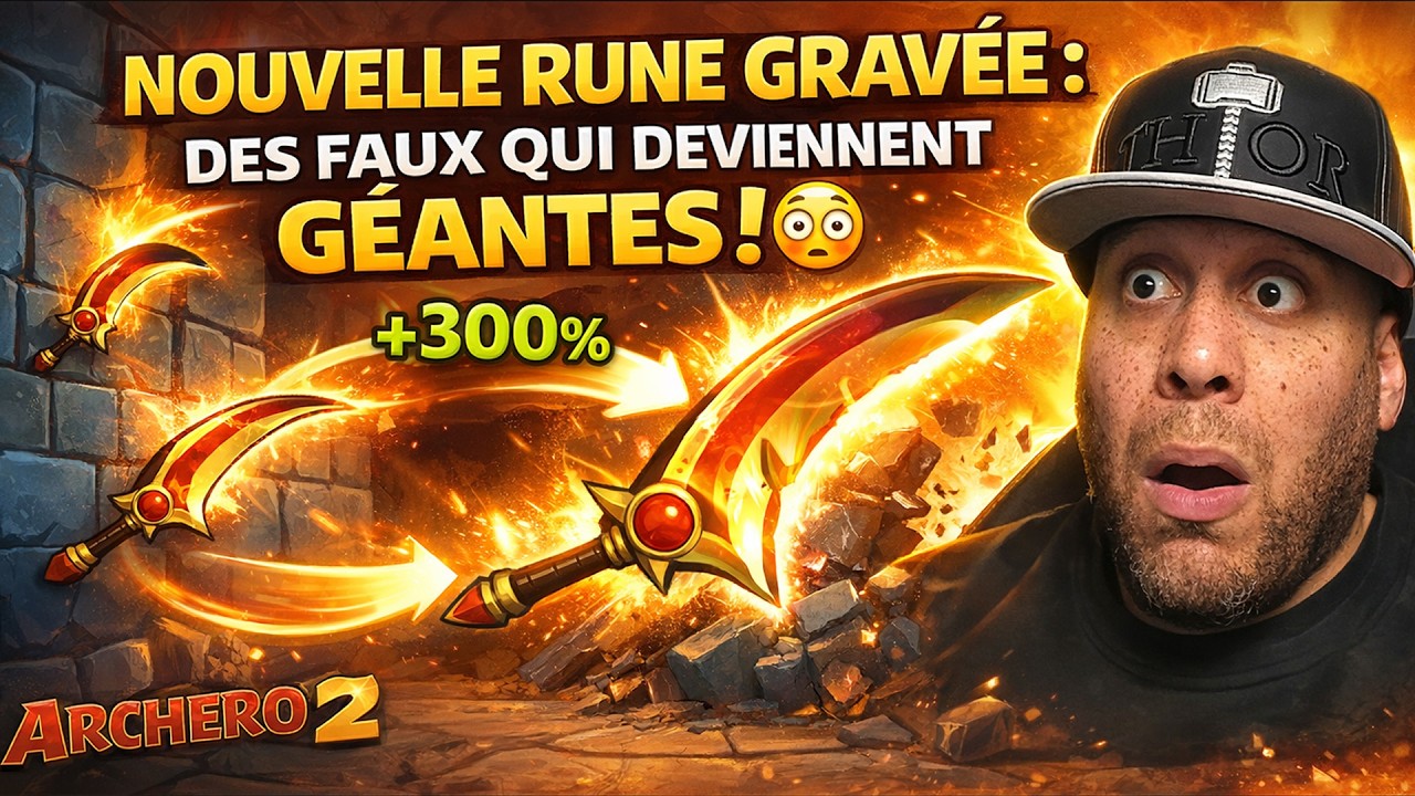 NOUVELLE RUNE GRAVÉE : DES FAUX QUI DEVIENNENT GÉANTES ! 😳 | Archero 2