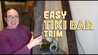 Tiki Bar Decor: How to Carve Tiki Bar Trim