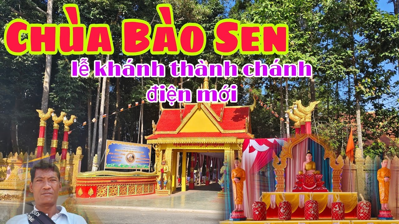 Chùa Bào Sen chuẩn bị lễ khánh thành ngày mùng 4,5,6 tết 