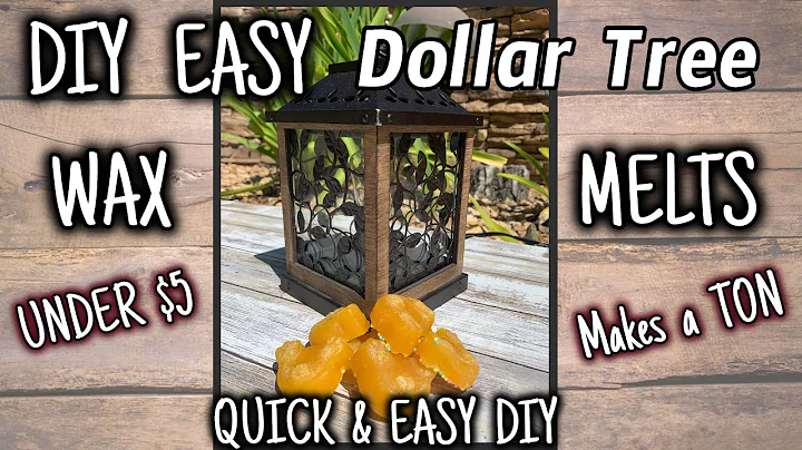 DIY EASY Dollar Tree WAX MELTS | MONEY SAVER HACK!