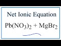 Net Ionic Equations and Solubility