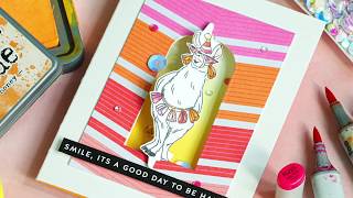 Interactive Llama Twist Card