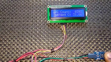 Nuvoton N76E003 ADC Example - LM35 Thermometer