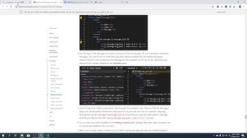 Django Tutorial in Visual Studio Code Walkthrough Part8 debug on template