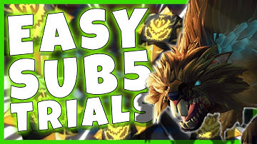 Dauntless Gnasher trials - EASIEST sub 5 build and guide